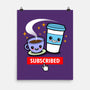 Subscribed To Coffee-none matte poster-Boggs Nicolas