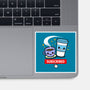 Subscribed To Coffee-none glossy sticker-Boggs Nicolas