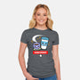 Subscribed To Coffee-womens fitted tee-Boggs Nicolas