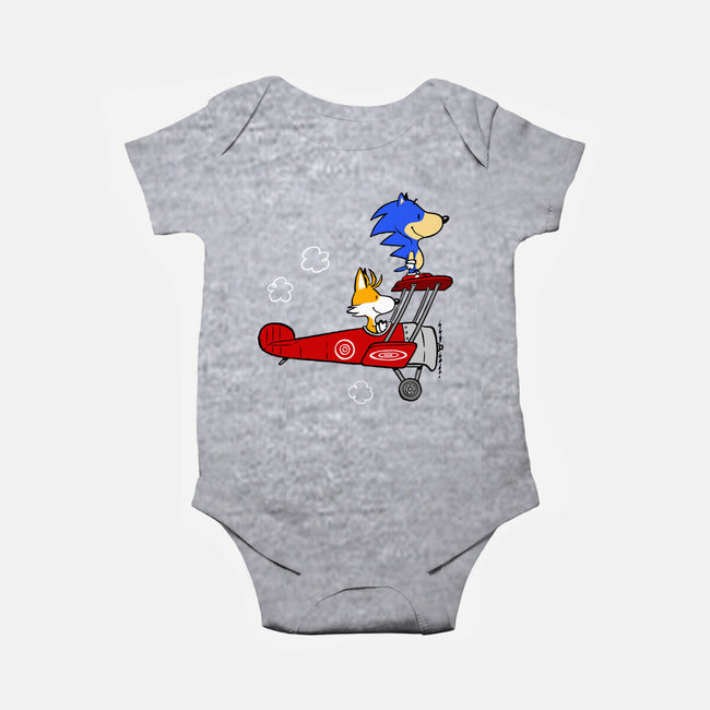 Blue Baron-baby basic onesie-mikebonales