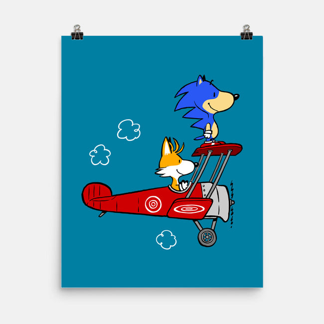 Blue Baron-none matte poster-mikebonales