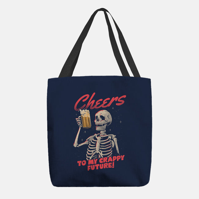 Cheers To My Crappy Future-none basic tote-eduely