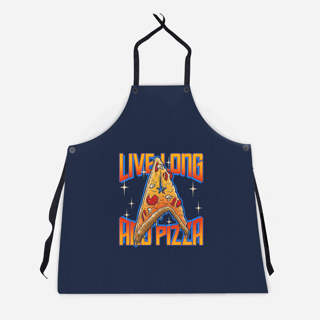 Live Long And Pizza-unisex kitchen apron-Getsousa!