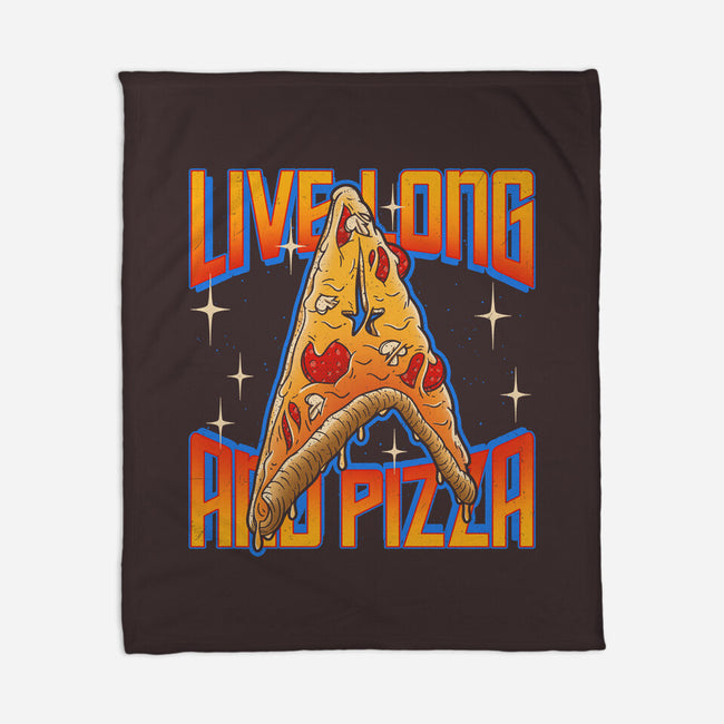 Live Long And Pizza-none fleece blanket-Getsousa!