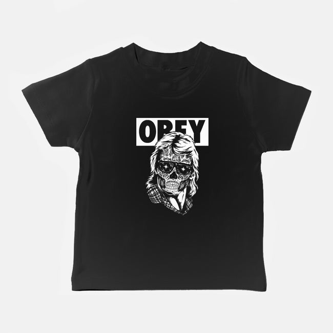 Consume And Obey-baby basic tee-Jonathan Grimm Art