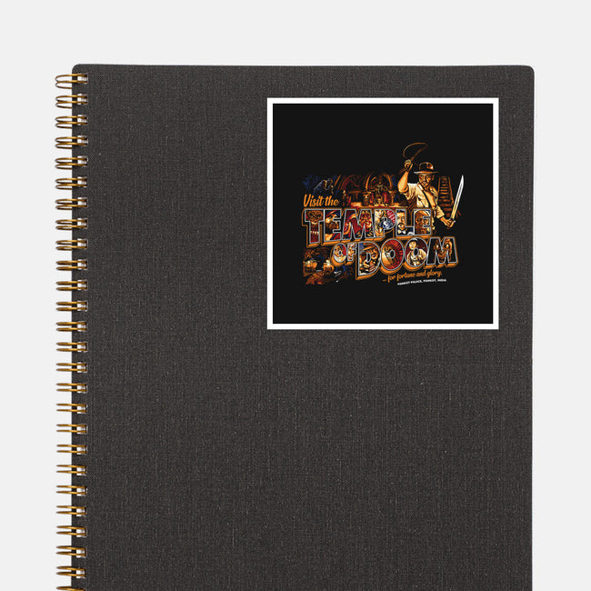 Visit Pankot Place-none glossy sticker-goodidearyan