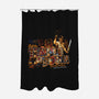 Visit Pankot Place-none polyester shower curtain-goodidearyan