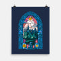 Stained Glass Castle-none matte poster-daobiwan