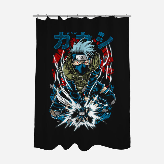 The Power Of Kakashi-none polyester shower curtain-Knegosfield
