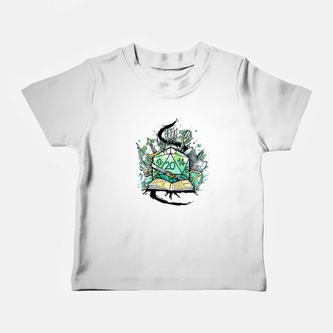 Dice Sketch-baby basic tee-Vallina84