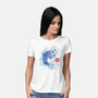 Japanese Shark Kawaii-womens basic tee-NemiMakeit