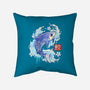 Japanese Shark Kawaii-none removable cover w insert throw pillow-NemiMakeit