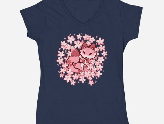 Cherry Blossom Fox