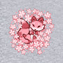 Cherry Blossom Fox-baby basic onesie-TechraNova