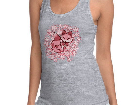 Cherry Blossom Fox