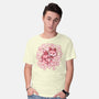 Cherry Blossom Fox-mens basic tee-TechraNova