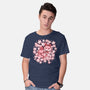 Cherry Blossom Fox-mens basic tee-TechraNova