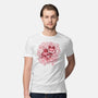 Cherry Blossom Fox-mens premium tee-TechraNova