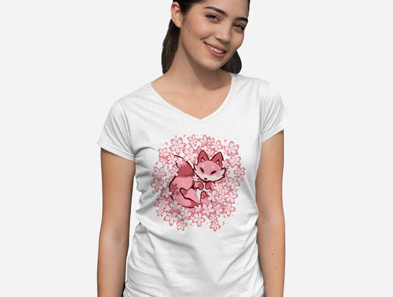 Cherry Blossom Fox