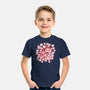 Cherry Blossom Fox-youth basic tee-TechraNova