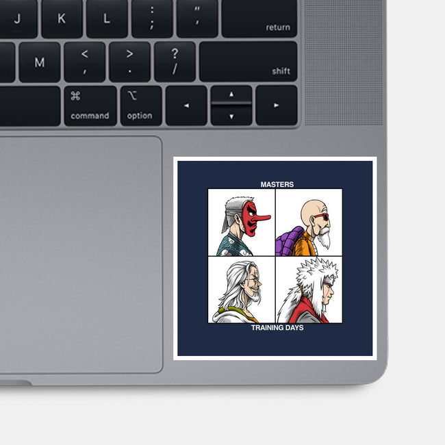 Training Days-none glossy sticker-joerawks