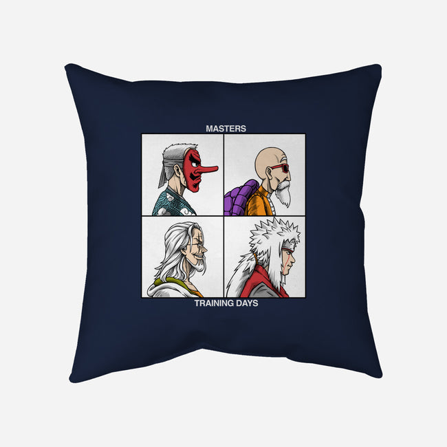 Training Days-none removable cover throw pillow-joerawks