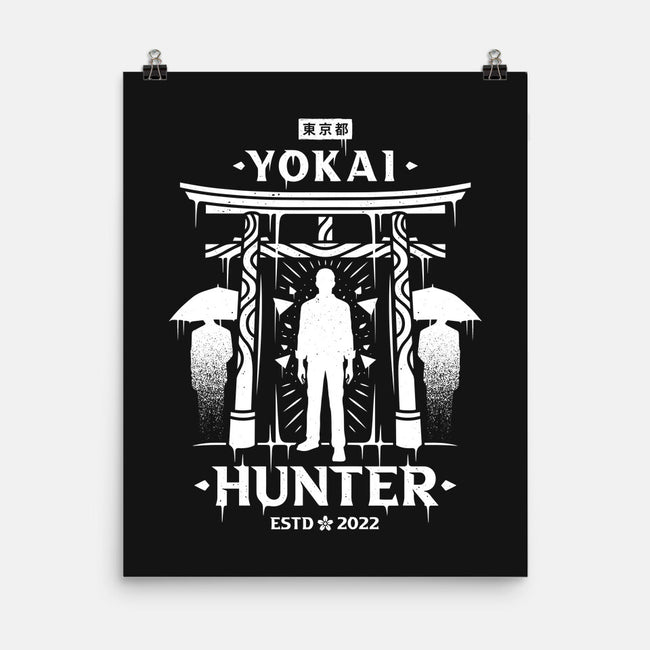 Fighting Yokai In Tokyo-none matte poster-Alundrart