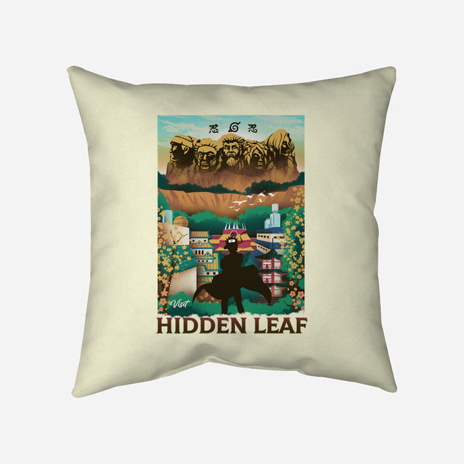 Visit The Hidden Leaf-none removable cover throw pillow-dandingeroz