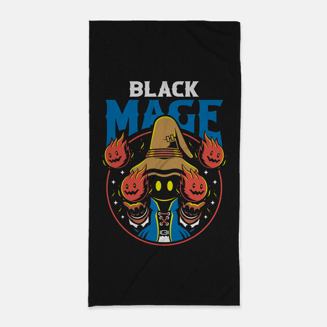 Vivi The Black Mage-none beach towel-Logozaste