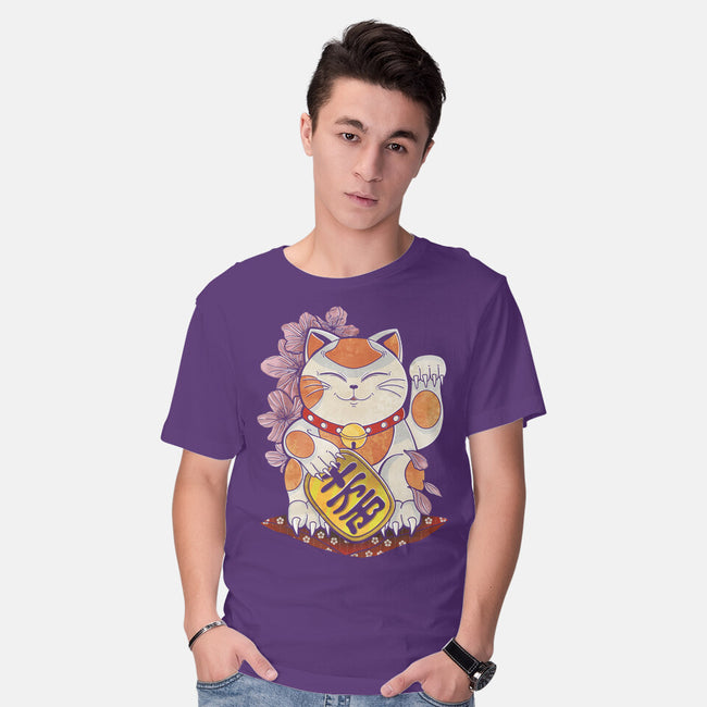 Lucky Cat-mens basic tee-fanfreak1