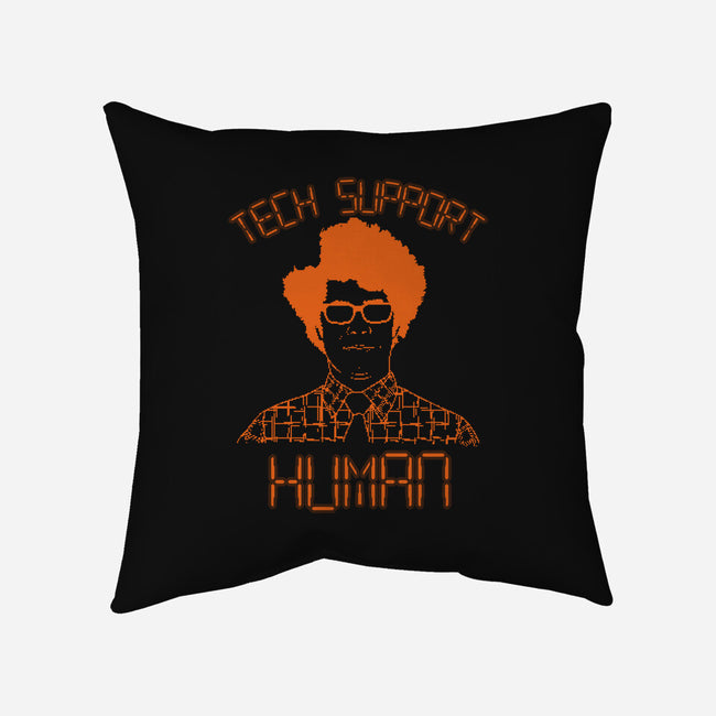 Tech Support Human-none removable cover w insert throw pillow-Boggs Nicolas