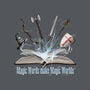 Magic Words-none fleece blanket-NMdesign