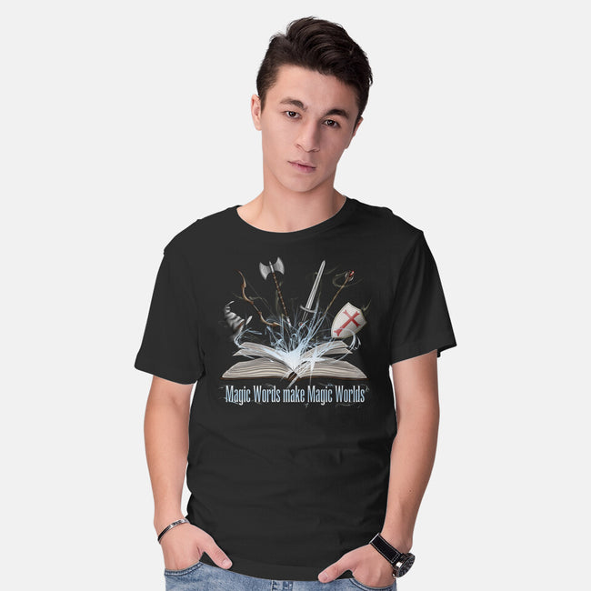 Magic Words-mens basic tee-NMdesign