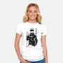 Satoru Gojo Sumi-E-womens fitted tee-DrMonekers