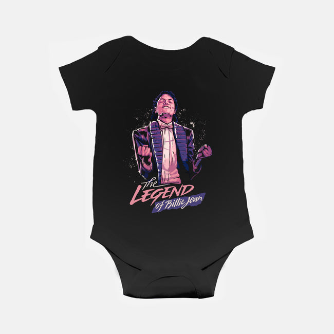 The Legend Of Billie Jean-baby basic onesie-Knegosfield