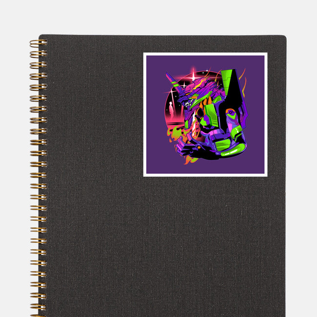 Evangelion Soul-none glossy sticker-heydale