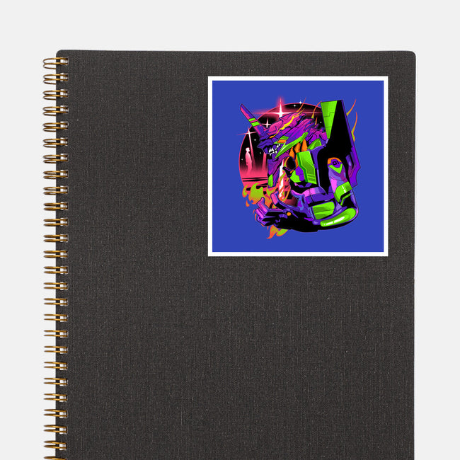 Evangelion Soul-none glossy sticker-heydale
