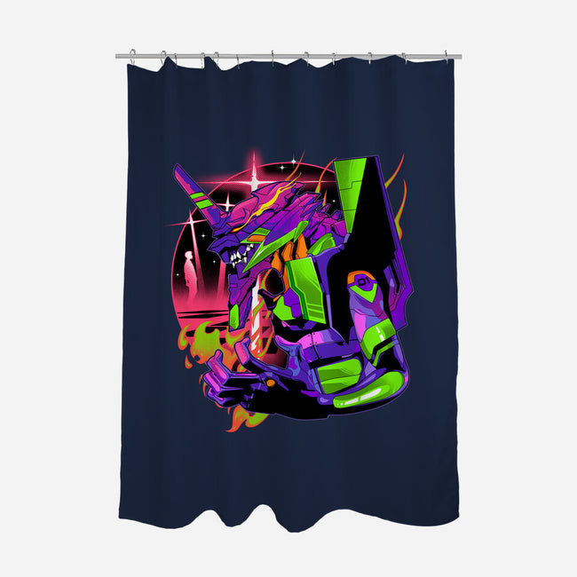 Evangelion Soul-none polyester shower curtain-heydale