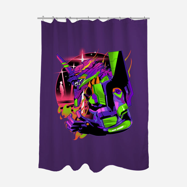 Evangelion Soul-none polyester shower curtain-heydale