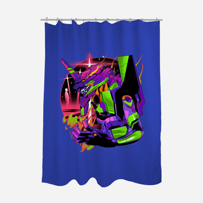 Evangelion Soul-none polyester shower curtain-heydale
