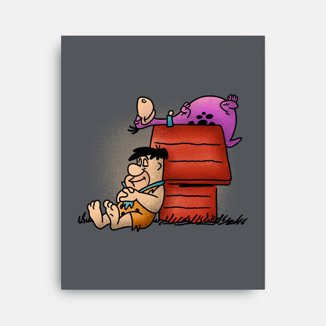 The Flintnuts-none stretched canvas-Barbadifuoco