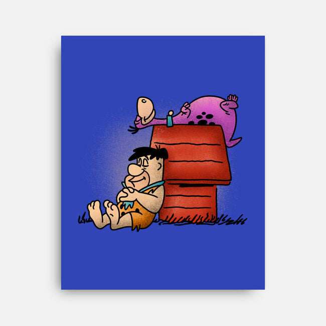 The Flintnuts-none stretched canvas-Barbadifuoco