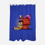 The Flintnuts-none polyester shower curtain-Barbadifuoco