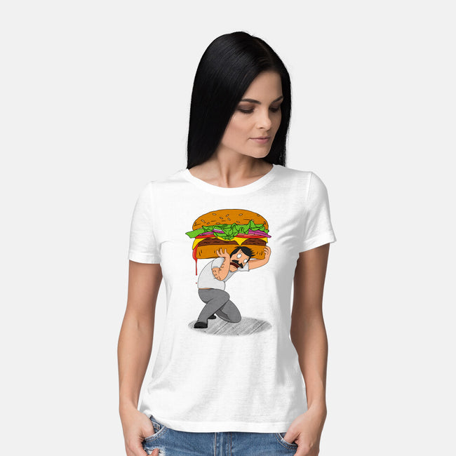 Bob Atlas-womens basic tee-SeamusAran
