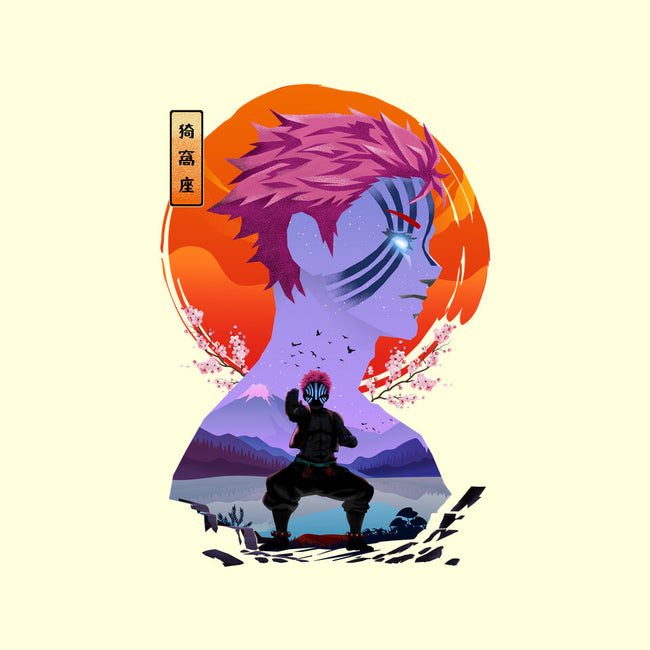 Akaza Slayer-unisex kitchen apron-rondes