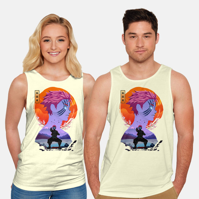 Akaza Slayer-unisex basic tank-rondes