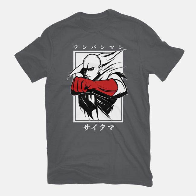 One Punch Red-mens basic tee-Faissal Thomas
