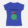 Le Petit Charlie-womens v-neck tee-Melonseta