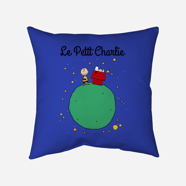 Le Petit Charlie-none removable cover w insert throw pillow-Melonseta