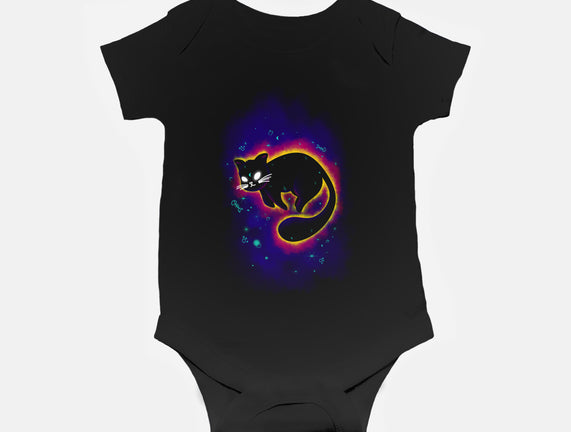 Floating Space Cat